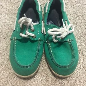 Boys Tommy Hill figure boat shoes